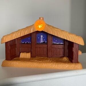 Fisher-Price Little People 2002 Nativity Stable Barn Only